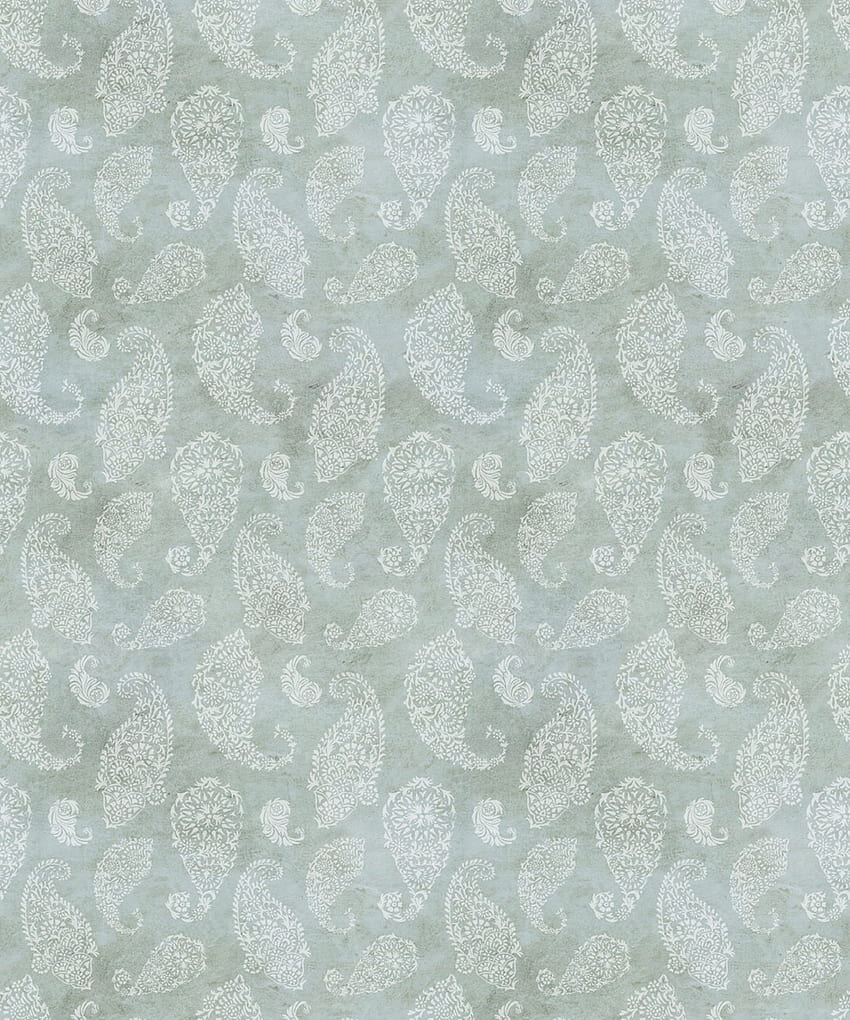 Paisley in Sea Spray by Bethany Linz for Milton & King – BURKE DECOR, Black White Paisley HD phone wallpaper