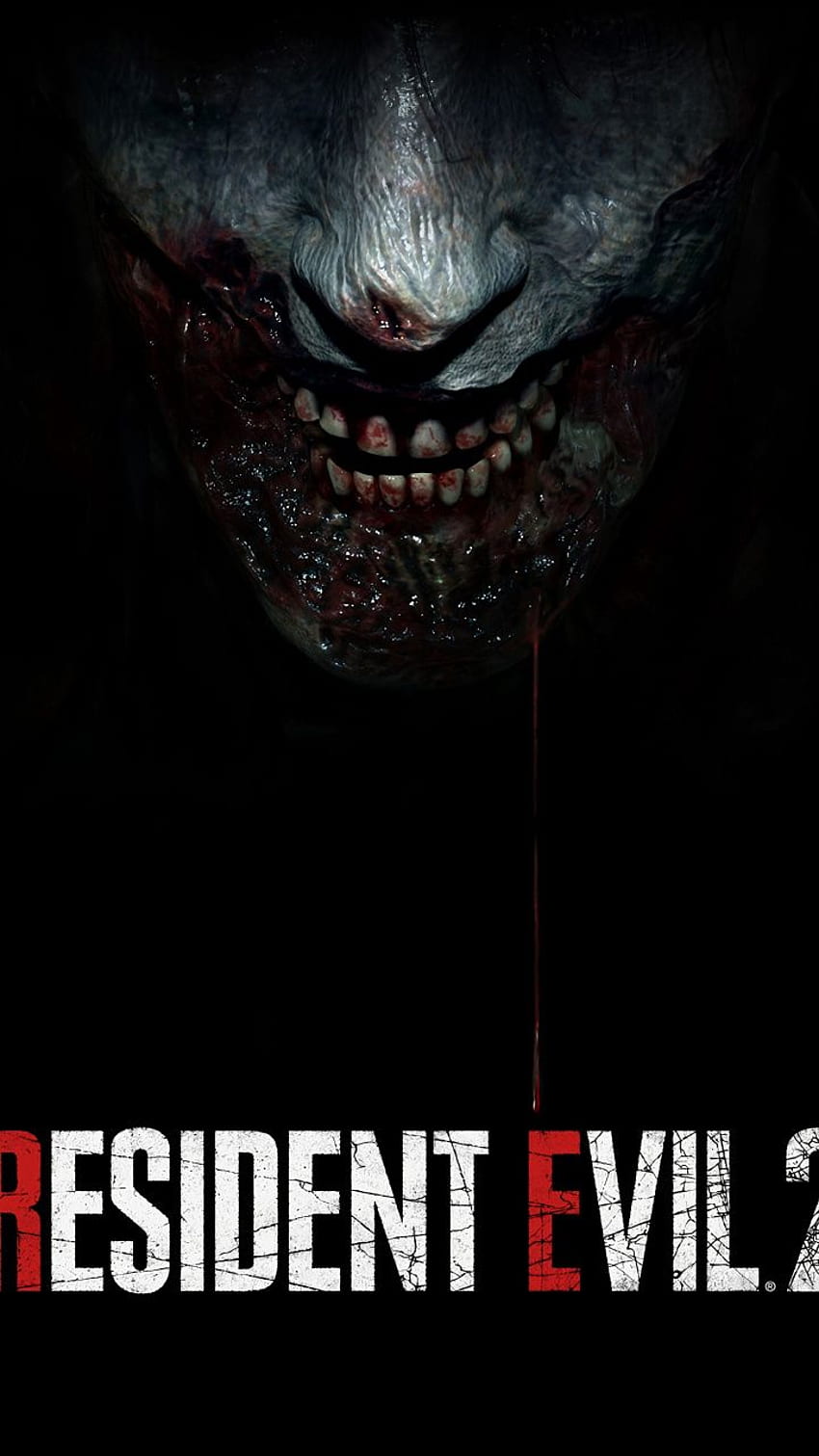 Zombie, ciemny, plakat, gra wideo, Resident Evil 2 Tapeta na telefon HD