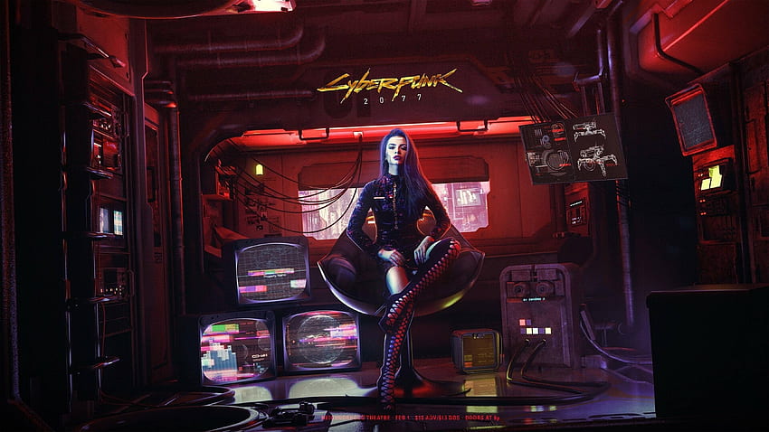 Cyberpunk 2077 Girl Art, jogos e plano de fundo papel de parede HD