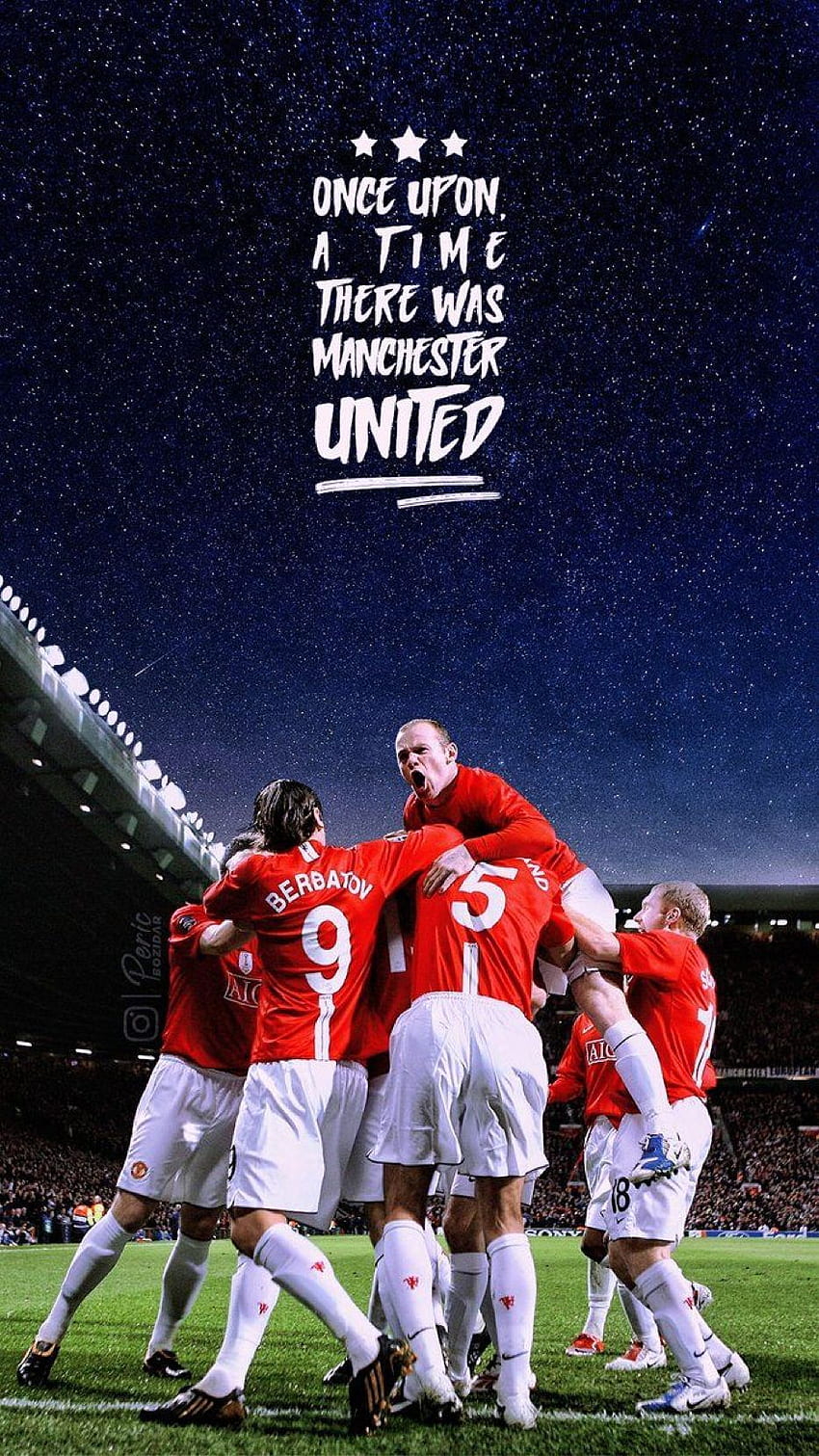 Schreiben Sie Manchester United niemals ab!!. Manchester United, Manchester United-Spieler, Manchester United-Mannschaft, Manchester United-Kader HD-Handy-Hintergrundbild