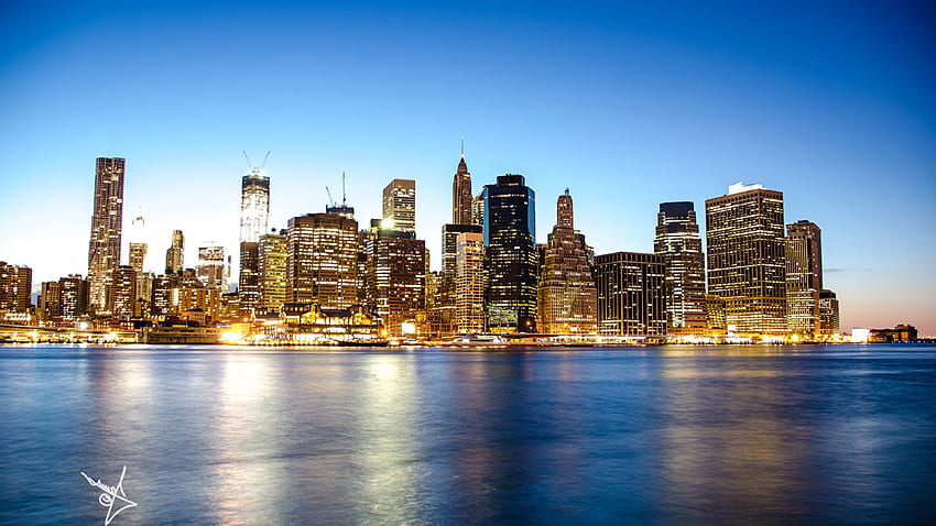 Manhattan Skyline, World, , , Background HD wallpaper