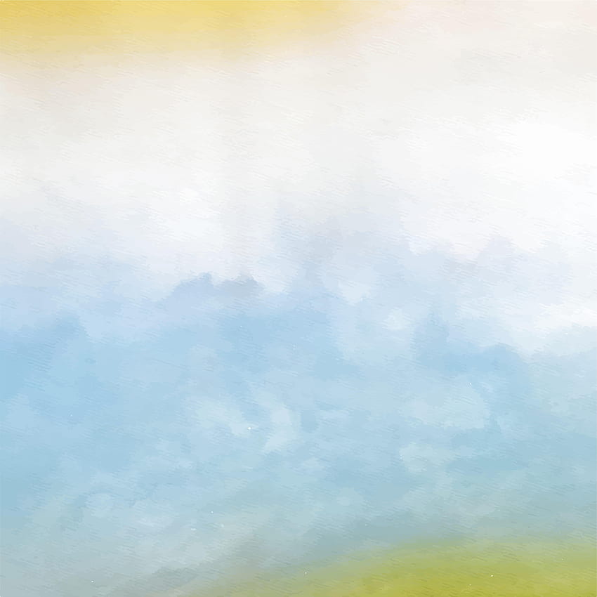 Light Blue and Yellow Watercolor Background HD phone wallpaper