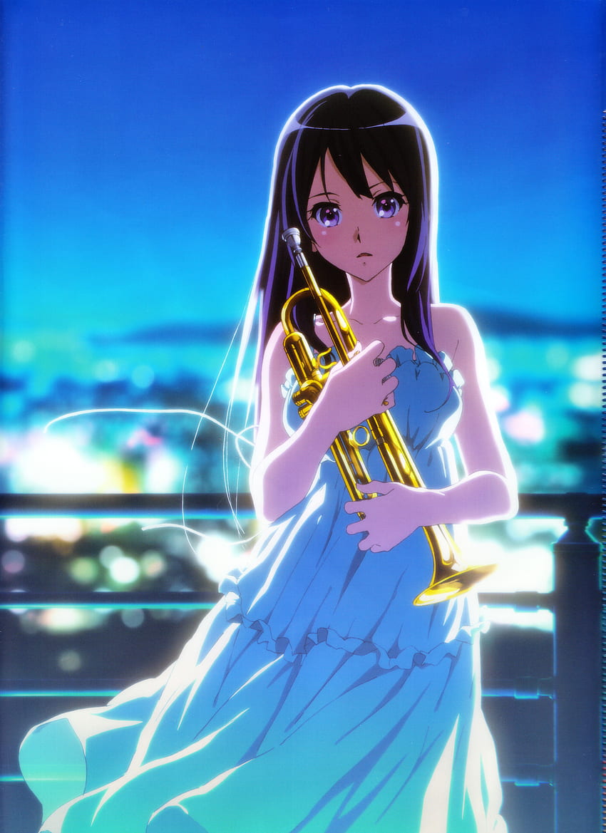Kousaka Reina - Hibike! Bombardino, trompeta de anime fondo de pantalla del teléfono