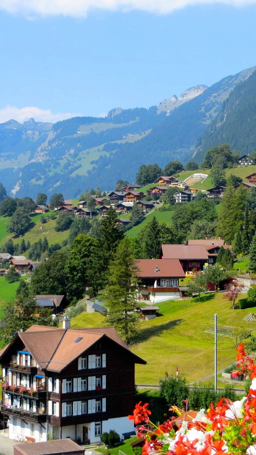 Schweiz iPhone, Schweiz Stadt HD-Handy-Hintergrundbild