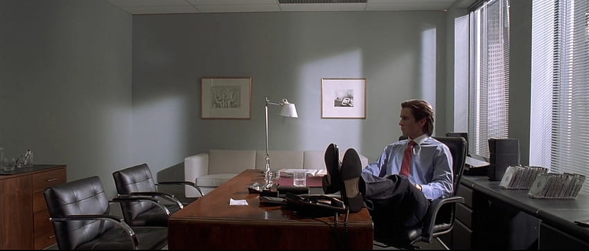 High Resolution American Psycho - American Psycho Office - & Hintergrund, Patrick Bateman HD-Hintergrundbild