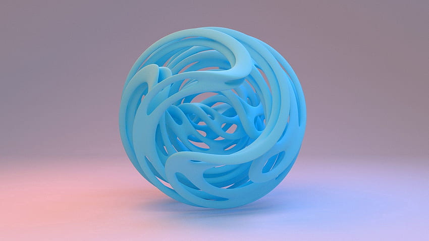 Form, 3D, Ball HD wallpaper