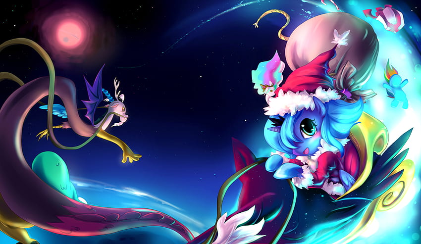 MLP :THE GIFTS FROM THE MOON by bakki. My Little - are Magic, My Little Pony Christmas HD wallpaper
