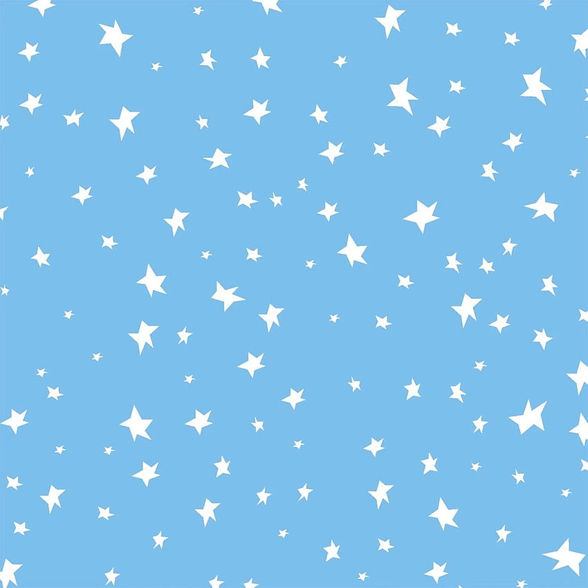 Wallpaper blue stars  TenStickers