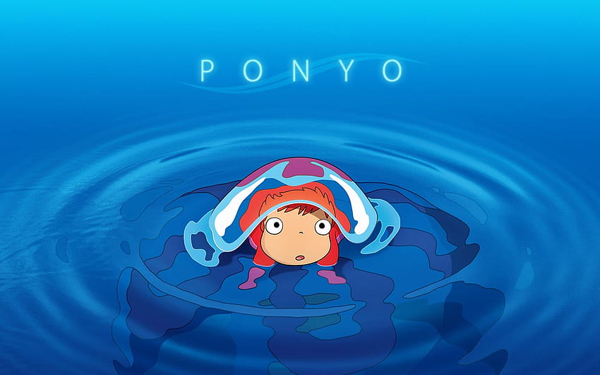 Ponyo and Background HD wallpaper