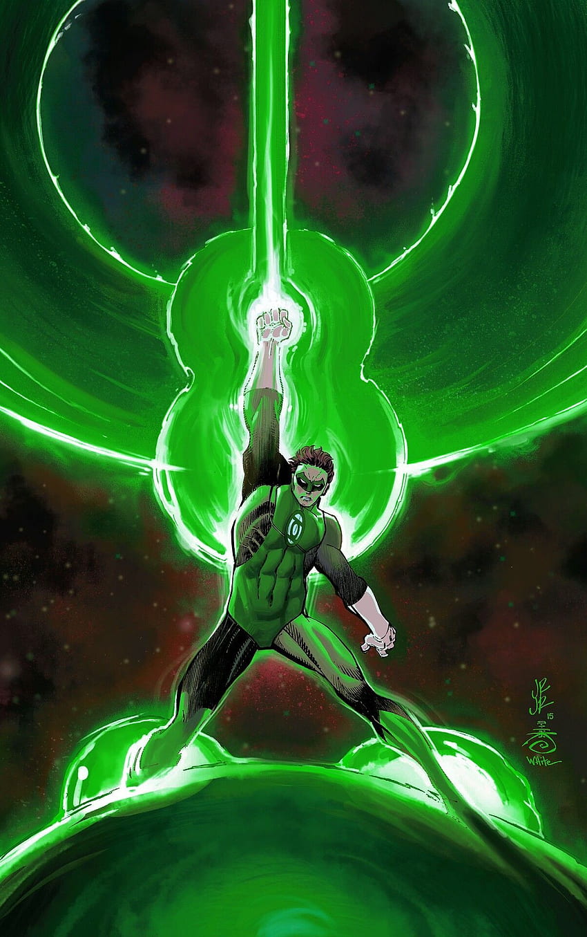 Green Lantern by John Romita Jr. Green lantern hal jordan, Green lantern , Green lantern corps, Hal Jordan iPhone HD phone wallpaper