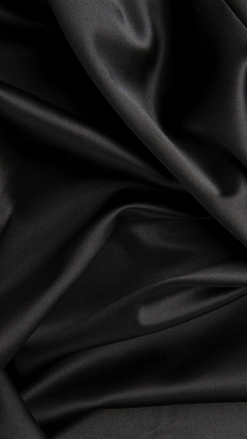 silk, fabric, satin, folds, texture, black 8156 HD phone wallpaper