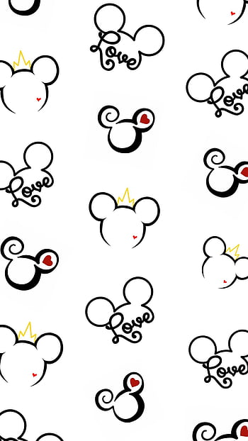 mickey mouse silhouette wallpaper