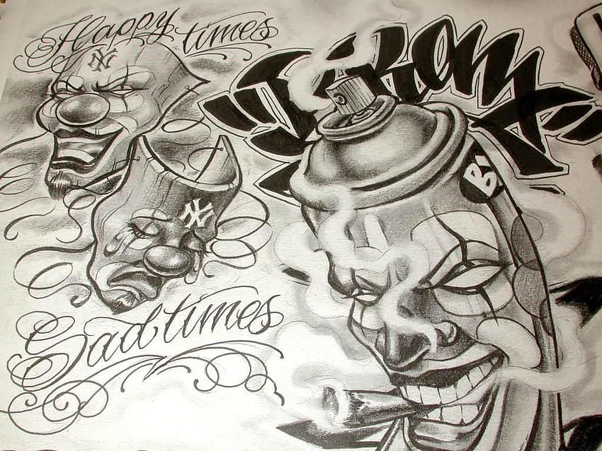 Gangster Cartoon Art Boog Cartoon Gangster Chicano Tattoo HD wallpaper |  Pxfuel