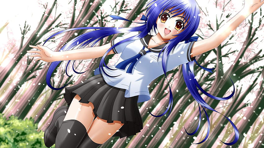 Running Girl Anime - 1365 x 768 - Anime Manga Japan, Anime Girl Extremamente Legal papel de parede HD