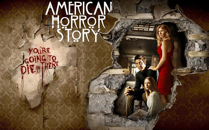 American Horror Story — sezon 1, serial, horror, Dylan McDermot, Jessica Lange Tapeta HD