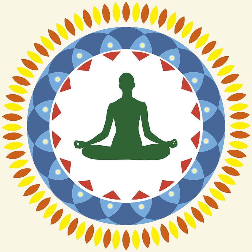 Yoga-Lotus-Position HD-Handy-Hintergrundbild