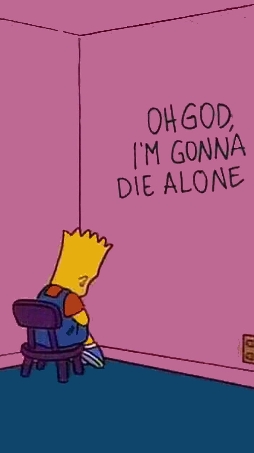 bartsimpson #simpsons #bartsad #sad #bad #aesthetic - Cartoon, HD