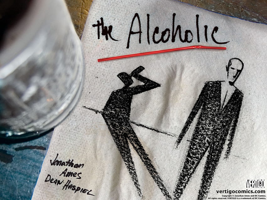 The Alcoholic, heroes, comics, alcoholic, vertigo, dc HD wallpaper