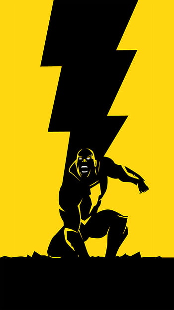 Men's Black Adam Lightening Logo Graphic Tee Black Large - Walmart.com