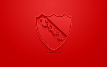 Download wallpapers CA Independiente, 4k, logo, creative art, red white  checkered flag, Argentinian football club, Argentine Superleague, Primera  Division, embl…