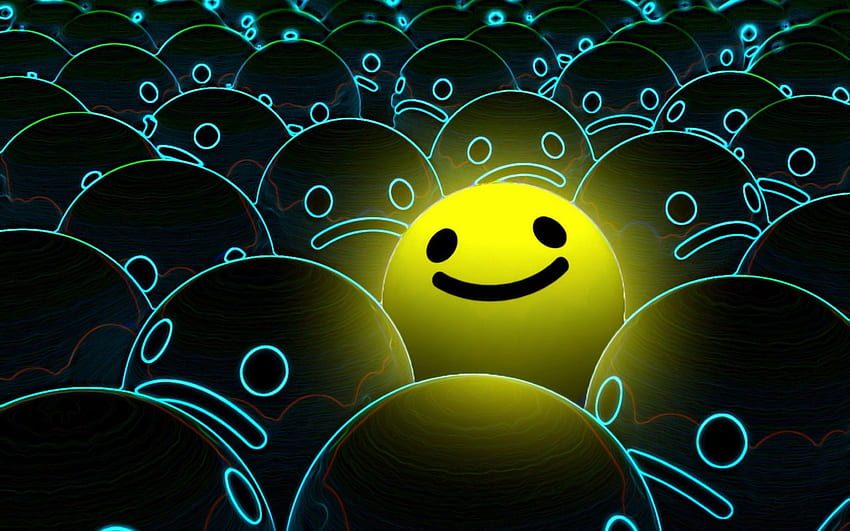 Sad Emoji, Blue Sad Emoji HD wallpaper