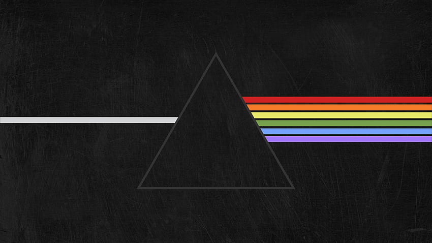 Pink Floyd, pryzmat, minimalny,,, tło, Ydnber, laptop Pink Floyd Tapeta HD