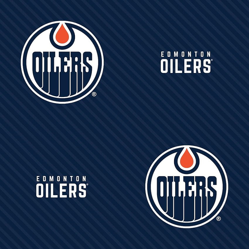 Edmonton Oilers: Stripes Pattern (Blue) - Officially Licensed HD phone ...