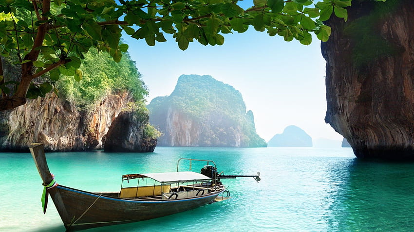 Thailand-Hintergrund. Thailand-Strand, Thailand-Natur HD-Hintergrundbild