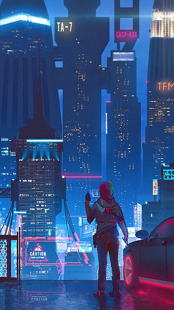 Cyberpunk City Night Sci-Fi 4K Wallpaper #4.1058