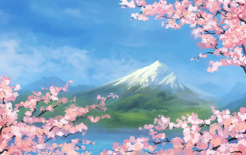 The Nature of Anime HD wallpaper