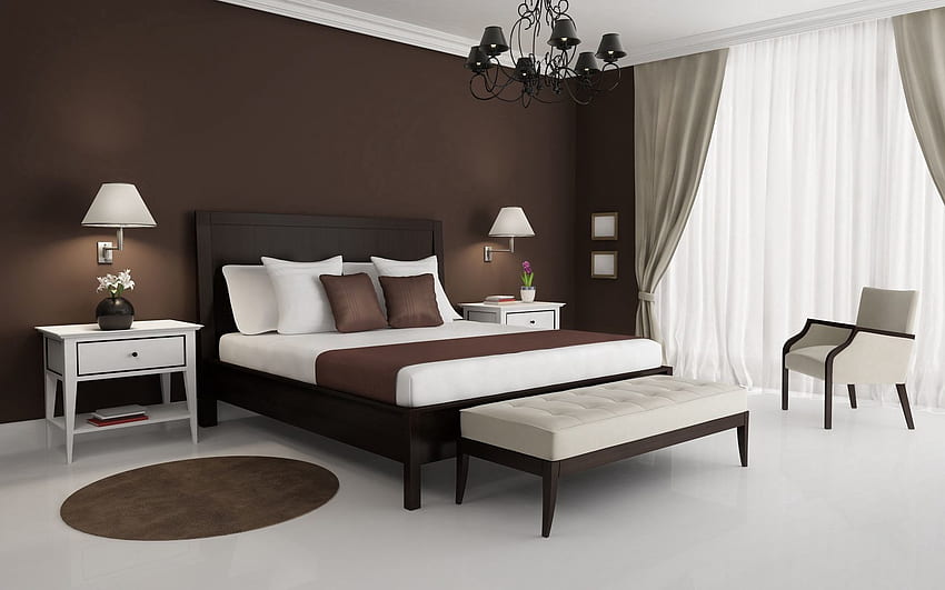 Room, Furniture, Bed, Number, Suite, Lux, Hotel HD wallpaper