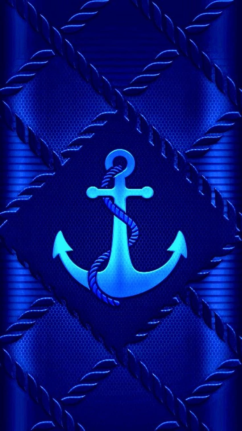 Blue Anchor so cute. Blue anchor , Anchor , Nautical HD phone wallpaper