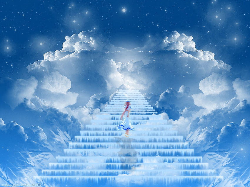 In Loving Memory PNG Heaven Background stairway to Heaven 