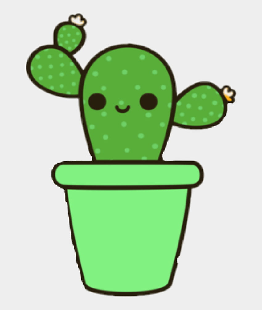 Kaktus Sticker - Cute Cactus Transparent Background, Clipart & Cartoons - Jing.fm, Kawaii Cactus HD phone wallpaper