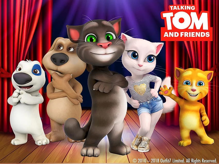 Sprechender Tom und seine Freunde HD-Hintergrundbild