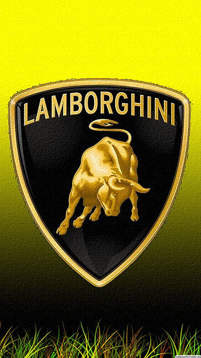 Lamborghini Logo Wallpaper. | Lamborghini pictures, Lamborghini logo,  Lamborghini