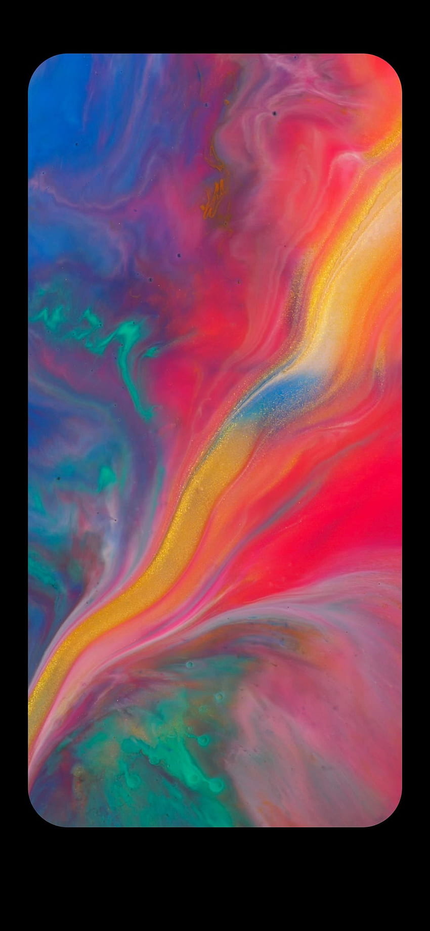 These iPhone X Can Completely Hide the Notch « iOS, Iconic Cool iPhone HD phone wallpaper