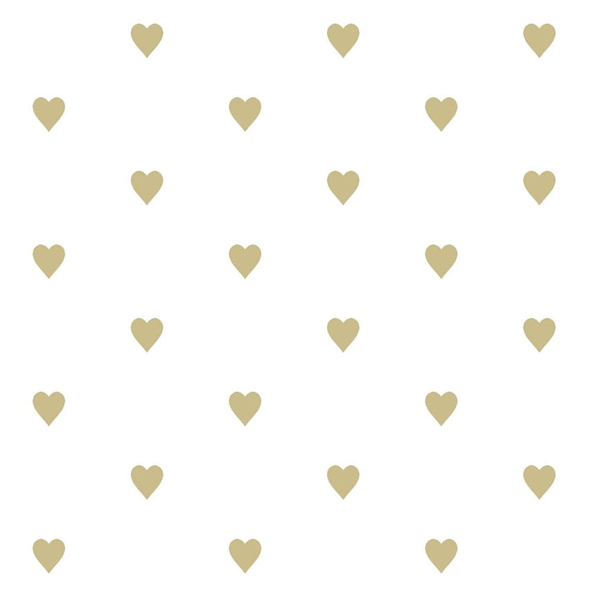 Little hearts white and gold, Gold and White HD phone wallpaper | Pxfuel