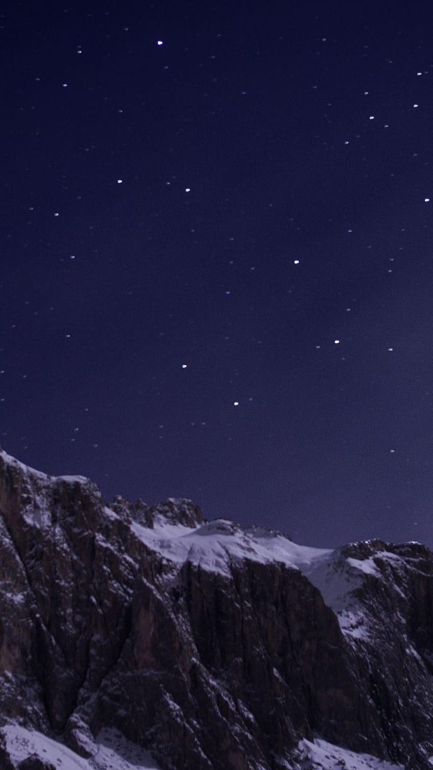 Alpine, mountains, blue sky, night, . Blue sky HD phone wallpaper | Pxfuel
