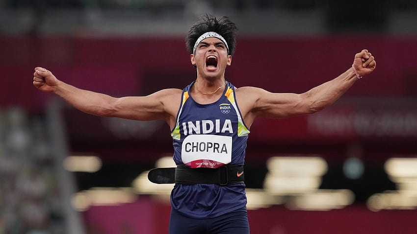 Neeraj Chopra gana el oro para India en los Juegos Olímpicos de Tokio al ganar el evento de lanzamiento de jabalina fondo de pantalla
