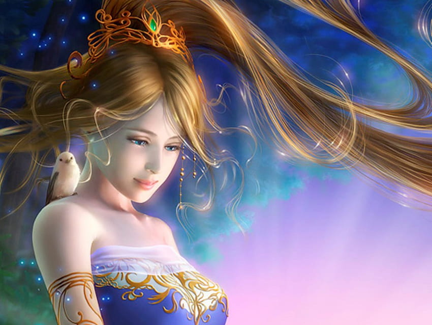 Anime Beautiful Princess, Elf Princess HD wallpaper | Pxfuel