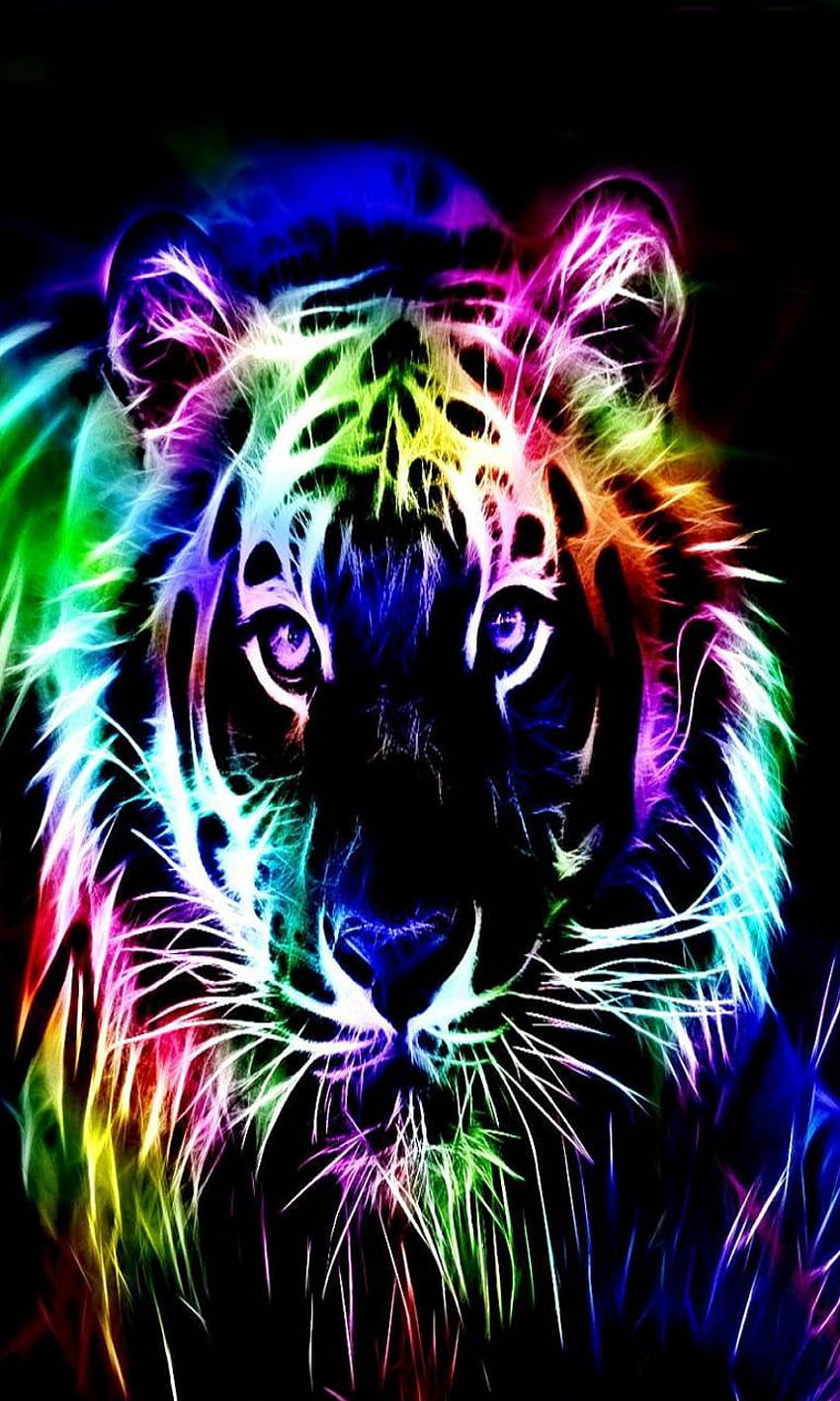 Rainbow Tiger, Galaxy Tiger HD phone wallpaper | Pxfuel