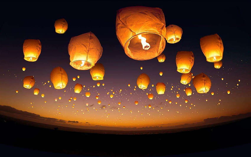 중국 등불 축제 15.jpeg (1280×800). 천등 HD 월페이퍼