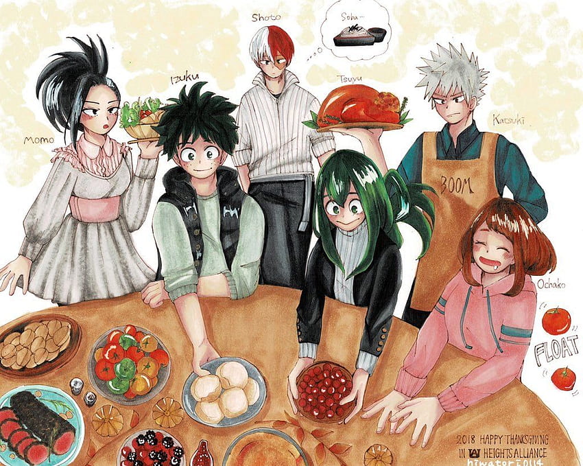 Anime Happy Thanksgiving
