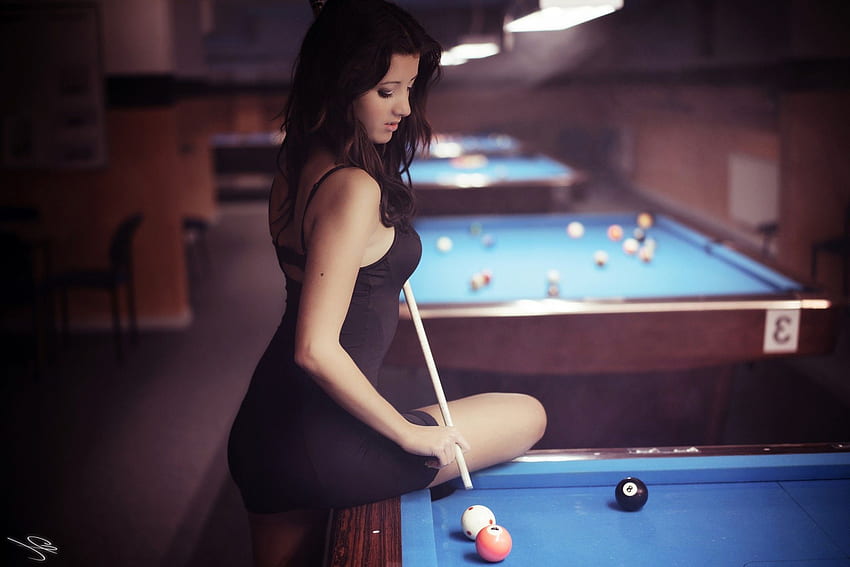 billiard balls, Pool table / HD wallpaper