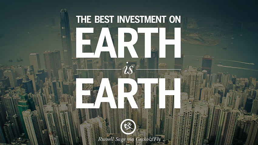 Zitate zu Immobilieninvestitionen und Immobilieninvestitionen, Investor HD-Hintergrundbild