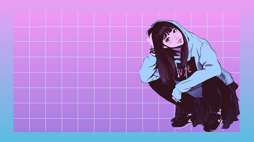 Lofi Ungu, Pastel Lofi Wallpaper HD