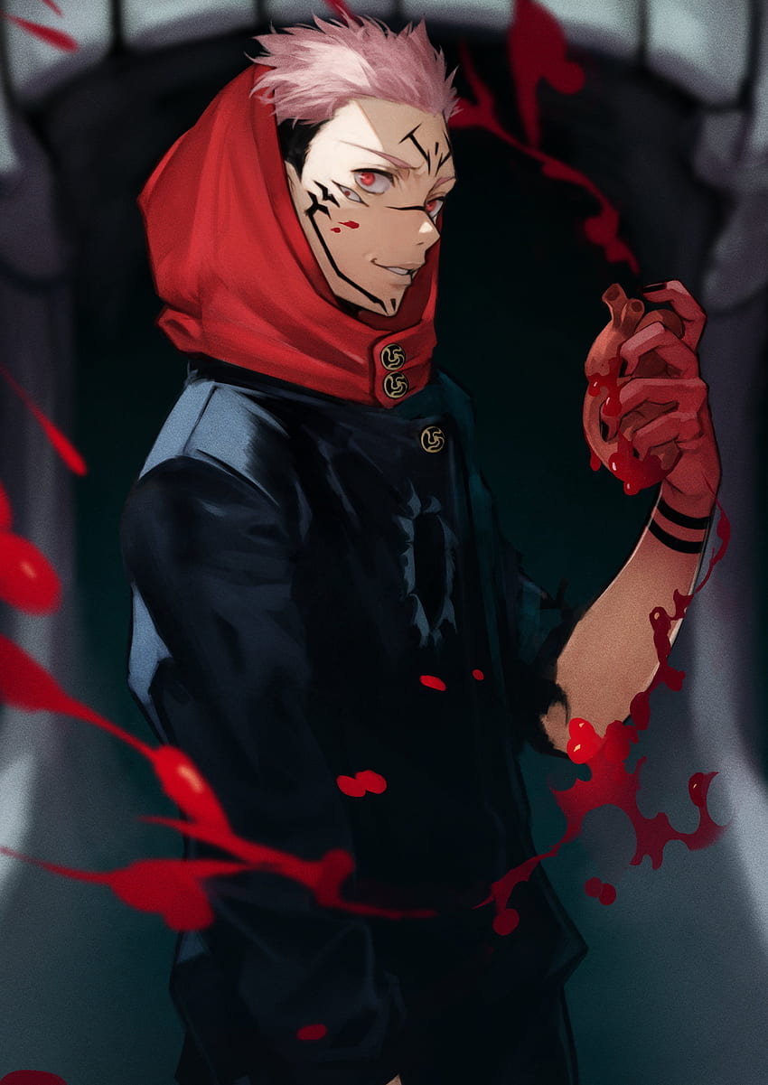 Sukuna (Jujutsu Kaisen) บอร์ดอนิเมสกุน่า วอลล์เปเปอร์โทรศัพท์ HD