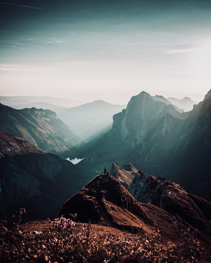 Natura, Montagne, Vertice, Privacy, Isolamento, Cime, Svizzera, Solitudine Sfondo del telefono HD