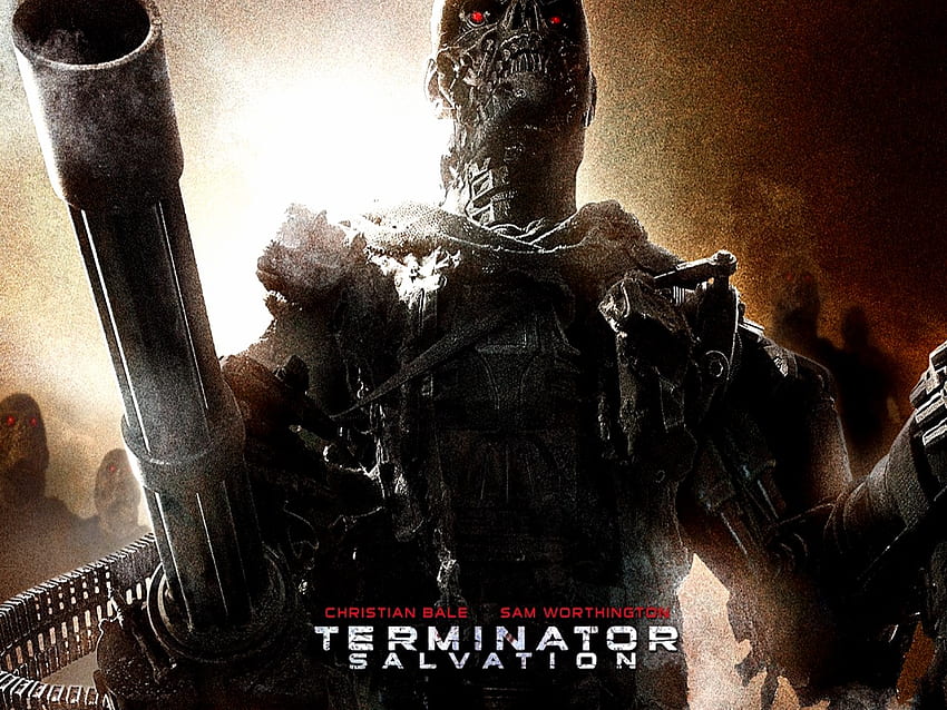 Terminator Salvation, кино, termintor salvation, война, приключение, фантастика, екшън, фентъзи, денят на страшния съд, машини, Крисчън Бейл HD тапет